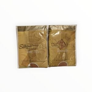 Silkies Ultra Knee-Hi Stockings Set of 3 New in Package